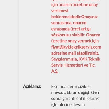 Huawei Garanti Malını KVK Garantisiz Diyor