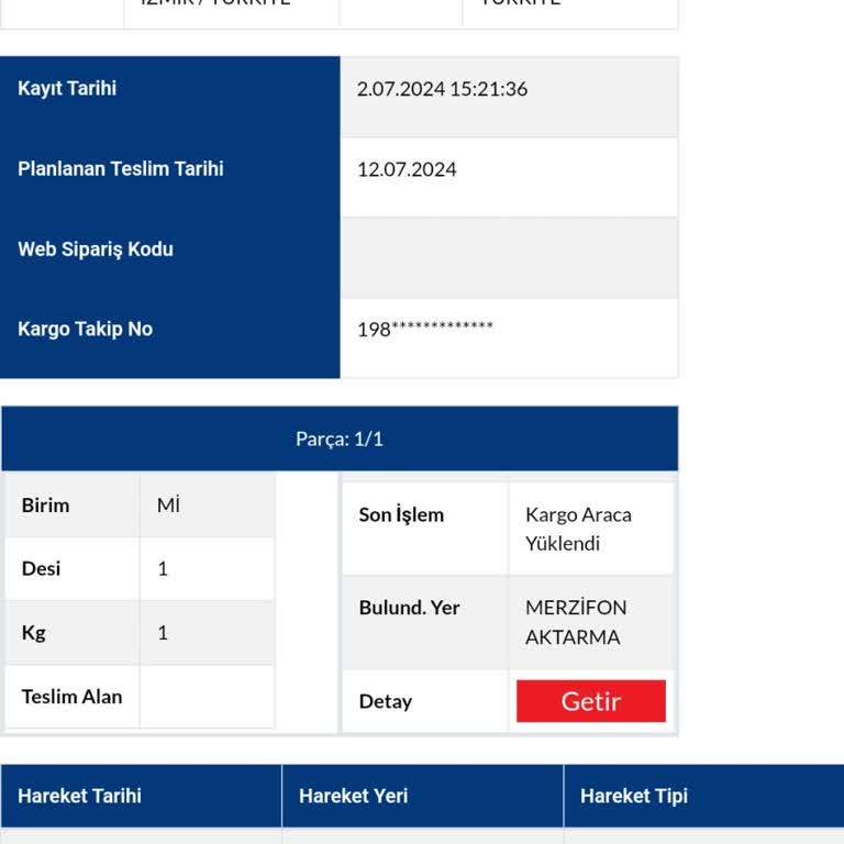 Sürat Kargo Kanuni Acente Hatası