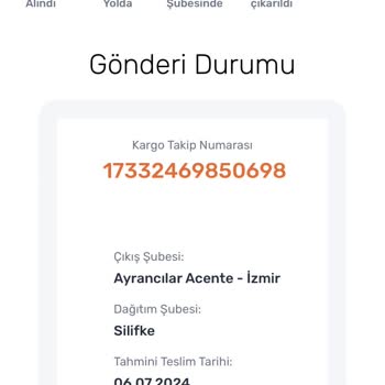 Sürat Kargo Ürünler Teslim Edilmiyor