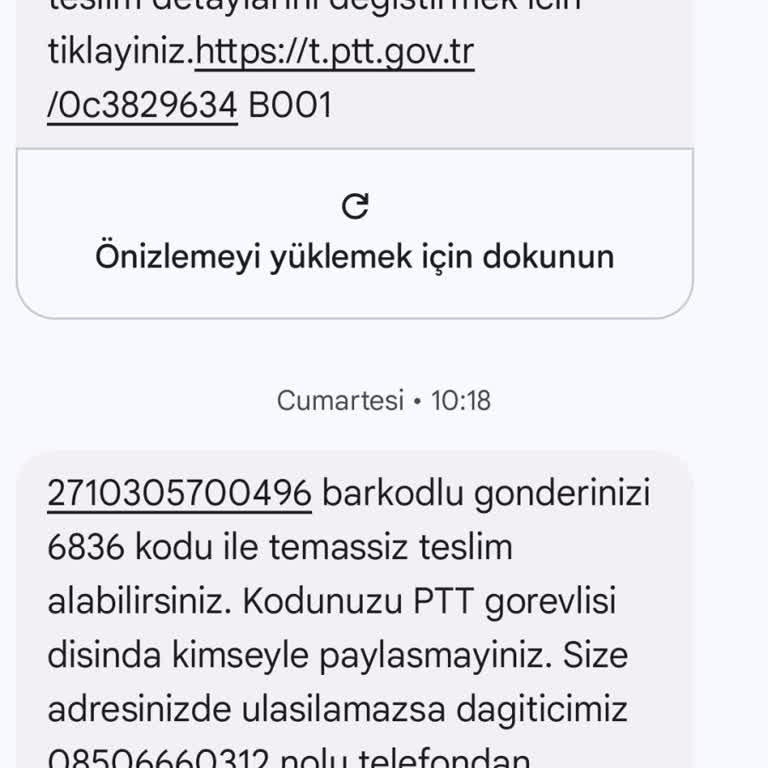 PTT Kargo TÜBİTAK Dergim Teslim Edildi Görünmesine Rağmen Elime Ulaşmadı