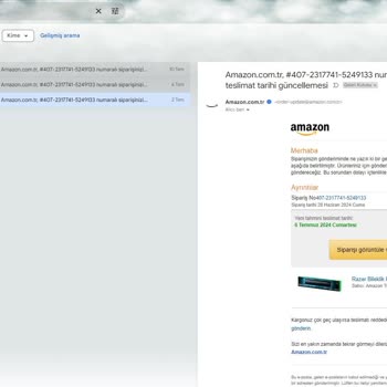 Amazon.com.tr Kargo Teslimat Süresi Belirsizliği