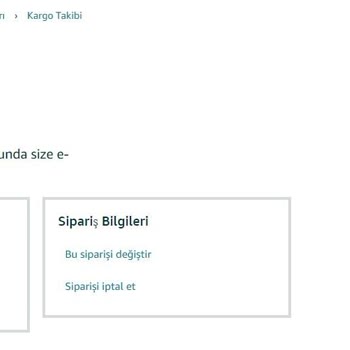 Amazon.com.tr Kargo Teslimat Süresi Belirsizliği