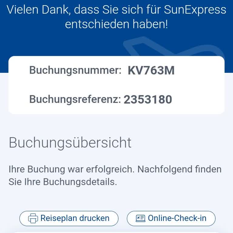 SunExpress gebuchte XL Sitze nicht bekommen