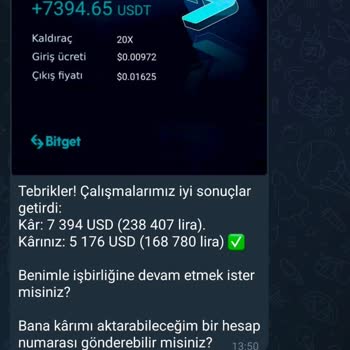 Telegram Kripto Para Yatırım Grubu Şikayeti