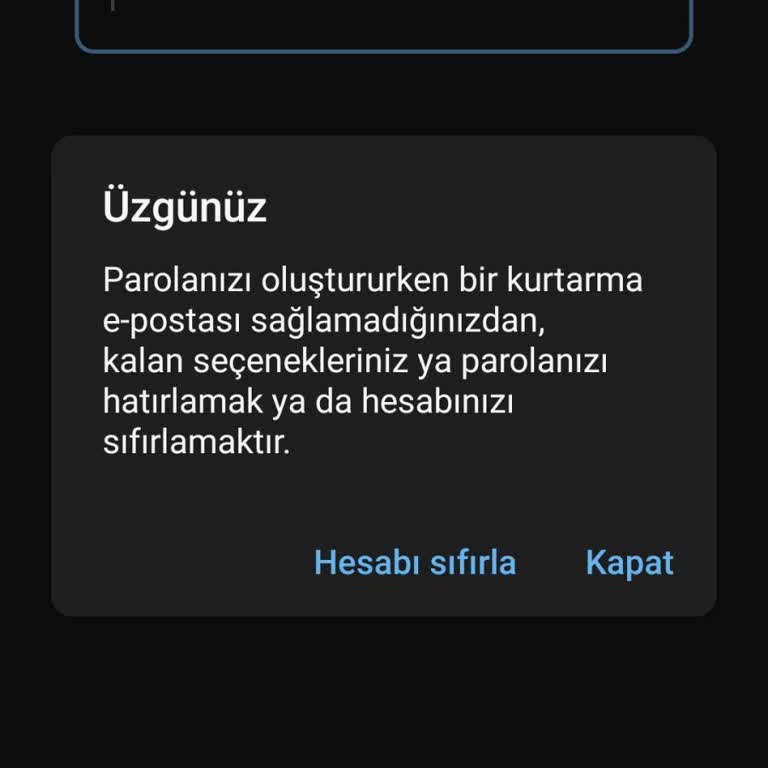 Telegram İki Adımlı Doğrulama Şifresini Unuttum