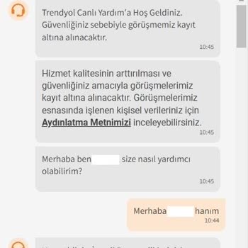 Trendyol, Yazışmalarla Oyalayıp İade Süresi Geçti Diye İade Almadı.