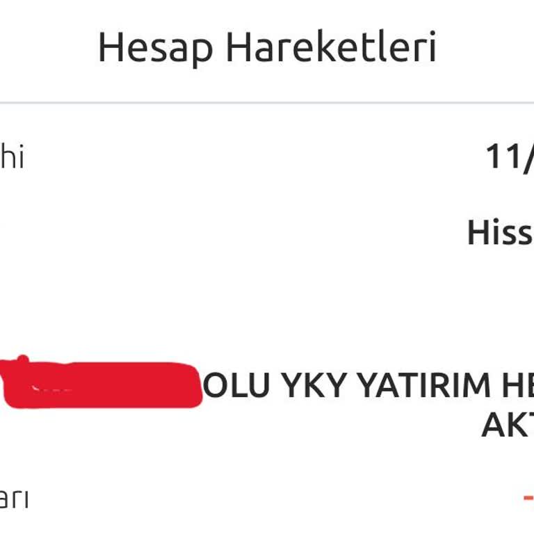 Yapı Kredi Bankası Hesabımdam İzinsiz Yatırım Hesabıma Para Aktarımı