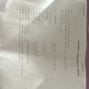 Ajet Firmasıyla Yaşanan Bagaj Kaybı Ve Gecikme Sorunu