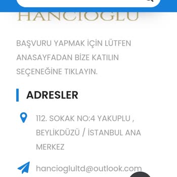 Hancıoğlu Çamburnu Özel Bilgilerim Alındı