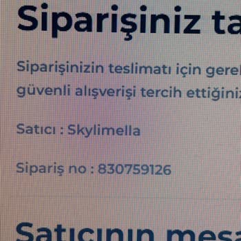 Skylimella Ürün Gönderimi Yapmıyor