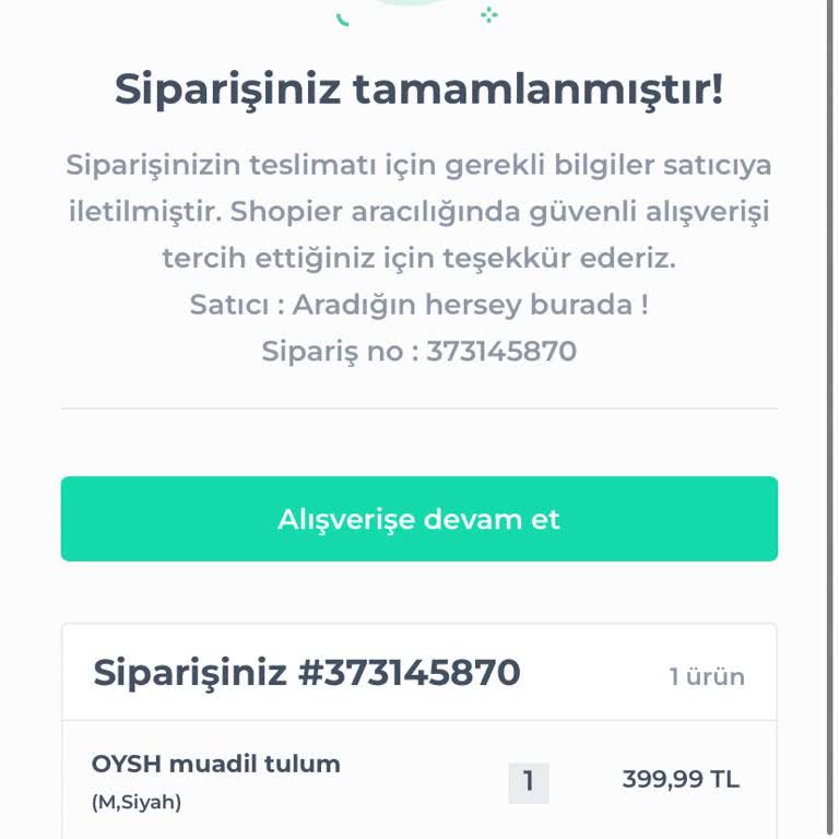 Butik Linaness Satıcı İade Kodu Oluşturmuyor