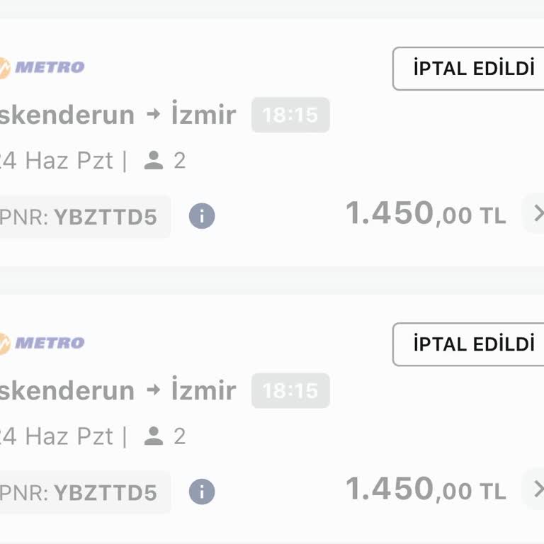 Enuygun'dan Aldığım Metro Turizm Bileti