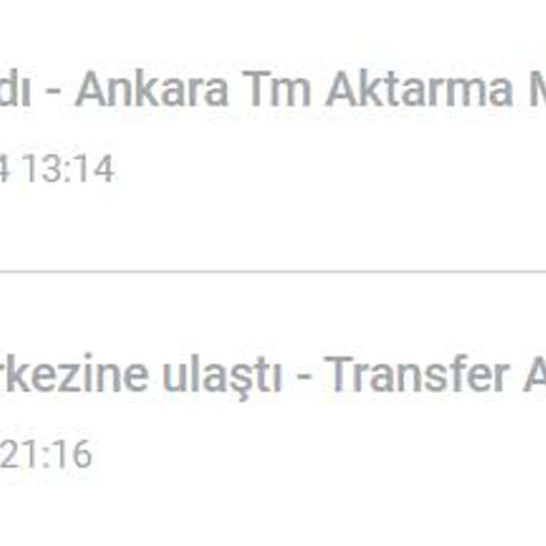 Hepsijet Kargom 1 Haftadır Transfer Merkezinde Ama Elime Ulaşmadı