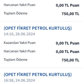 Yapı Kredi'nin Chippin'den Olan Puanı Vermemesi