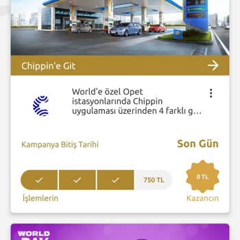 Yapı Kredi'nin Chippin'den Olan Puanı Vermemesi