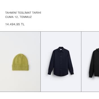 Zara 2 Haftadır Siparişimi Göndermiyor.