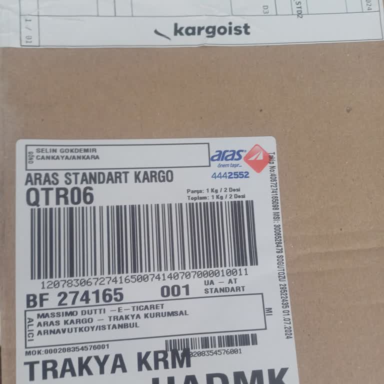 Massimo Dutti Yanlış Sipariş Gönderimi