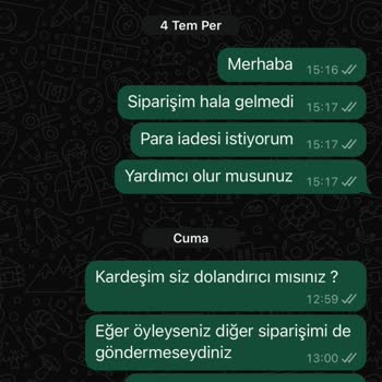 Shopier Sneakershome.tr1 Eksik Ürün Gönderdi