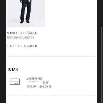 Zara İade Ücreti Yatırılmadı