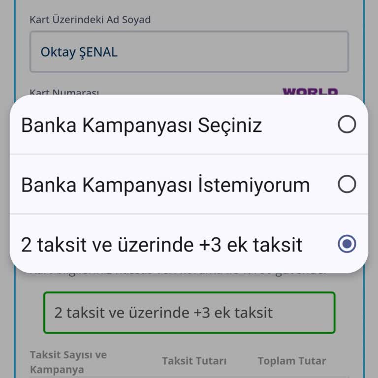 Tatilsepeti.com Taksit Seçeneği Olduğunu Halde Taksit Yapılmıyor