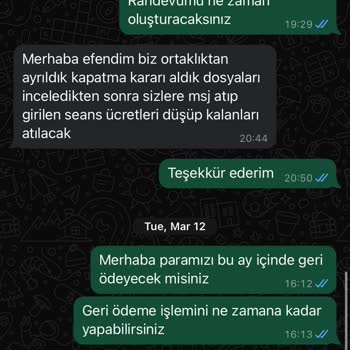 Bc Beauty Center (Konya) Ücretimin İade Edilmesini İstiyorum