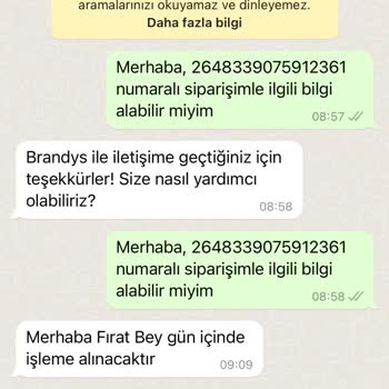 Brandys.com Ürünü Göndermiyor