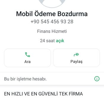 Mobil Ödeme Bozdur Yanıltmacası