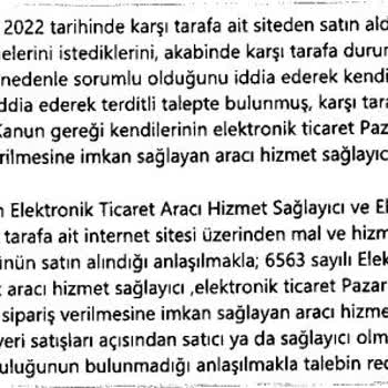 Amazon Mağazası Paramın Üzerine Kondu, Amazon Sorumluluk Kabul Etmedi
