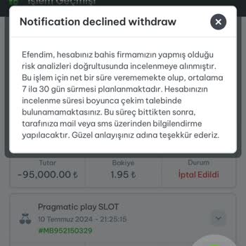 Bayspin Bakiyeme 7 30 Gün İnceleme Adı Altında Bloke Koydu