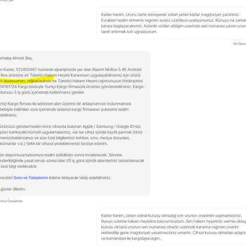 Hepsiburada Hakem Heyetinin Kararına Rağmen Ürün Onarımını Yapmıyor!