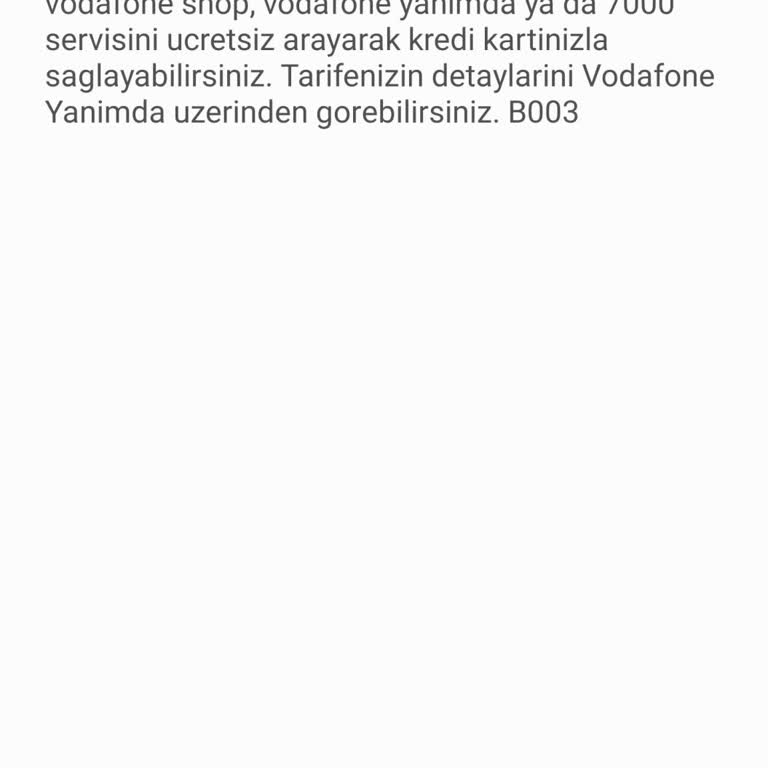Vodafone Onay Alınmadan Faturasız Hatta Geçiş Yapılmış