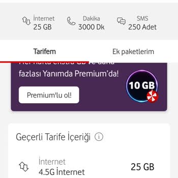 Vodafone Tarife Fiyat Yüksekliği