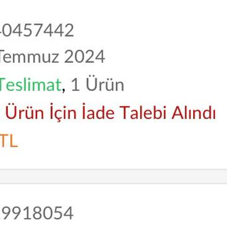 Trendyol Express Trendyol Ürün Teslimatı İlgisizlik