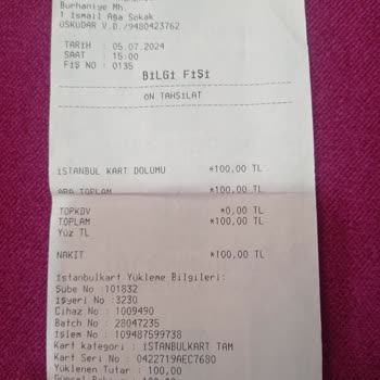 İstanbul Kart Dolum Bakiyede Görünmüyor