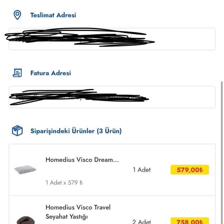 Cepte Şok Uygulamasından Gelmeyen Sipariş
