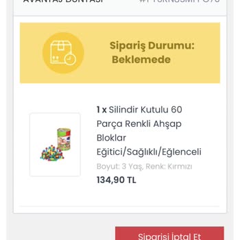 Pempati Yanlış Ürün Muhatap Yok!