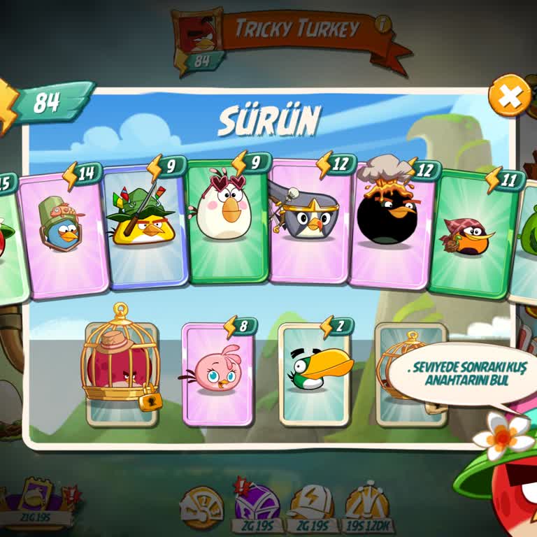 Angry Birds 2 Büyük Kırmızı Kuş Anahtarı