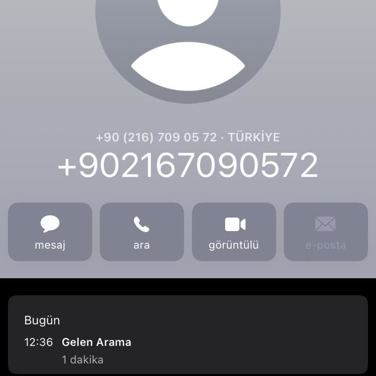 0216 709 05 72 Anket Yapıldığını Söylediler