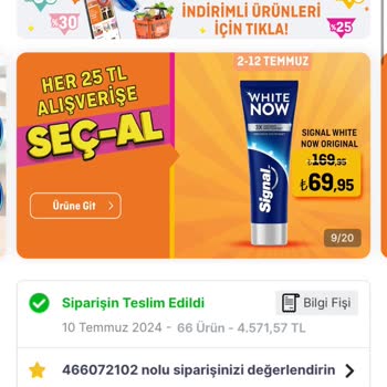 Migros Siparişlerim Ortada Yok Ama Teslim Edildi Gözüküyor