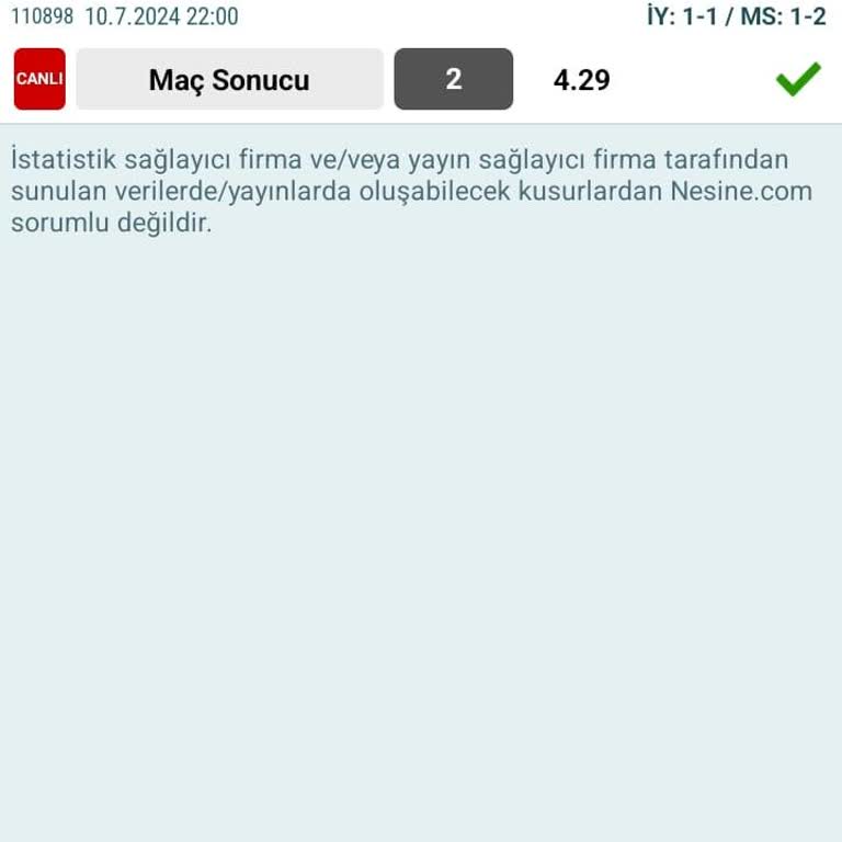 Nesine.com Kupon Tahsilatı