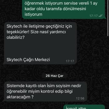 Skytech TV Renk Sorunu Ve Hizmet Gecikmesi