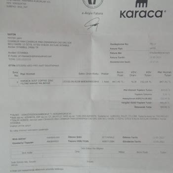 Karaca Züccaciye Karaca Firması Pişmanlıktır!