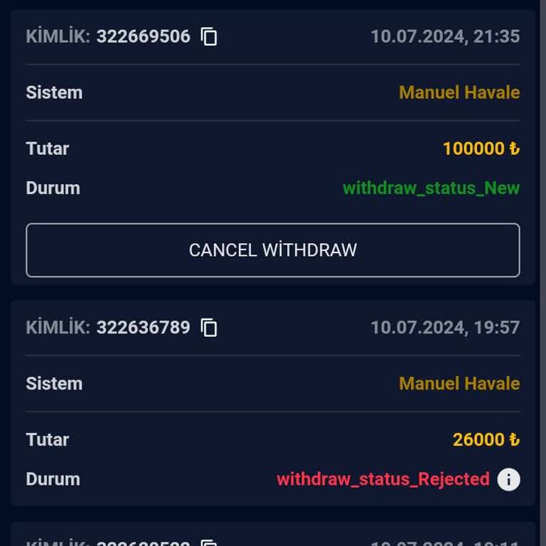 Enzabet Yatırım Yaptım Çekim Vermediler