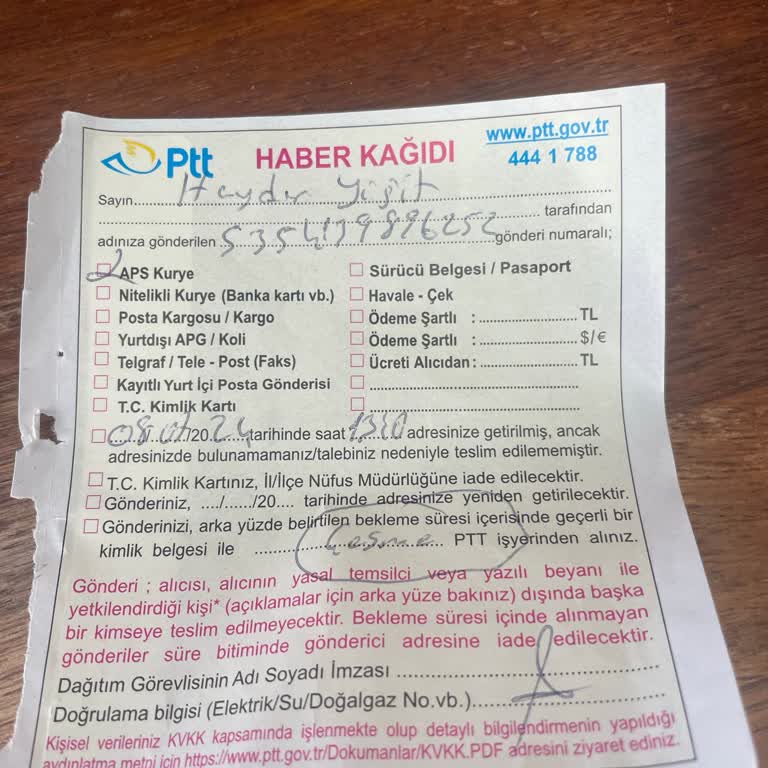 PTT Kargo Firmasının Teslimat Yapmak İstememe Sorunu Artık Bıktırdı.