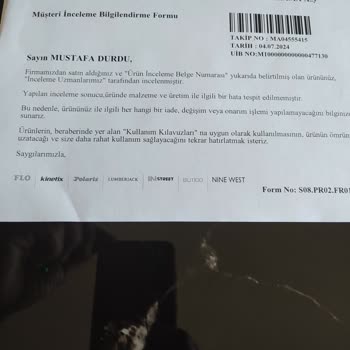 FLO Ayakkabı Ayakkabı Değişim İade Reddi