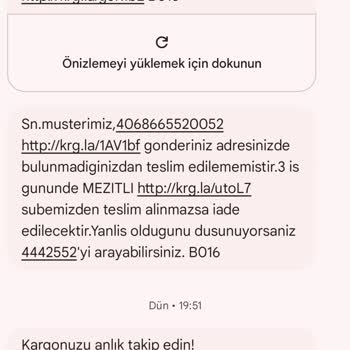 Aras Kargo Eve Gelmeden Evde Bulamadık Diyor