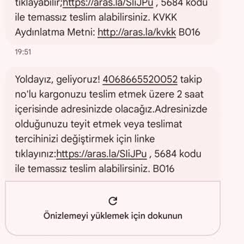 Aras Kargo Eve Gelmeden Evde Bulamadık Diyor