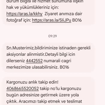 Aras Kargo Eve Gelmeden Evde Bulamadık Diyor