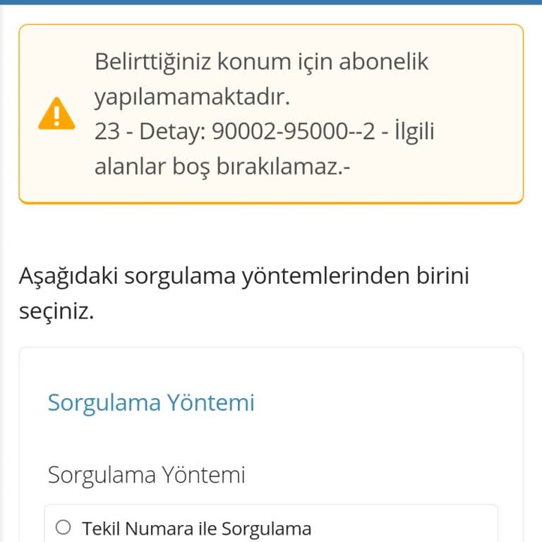 Boğaziçi Elektrik - BEDAŞ Abonelik Başvurusu Yapamıyorum