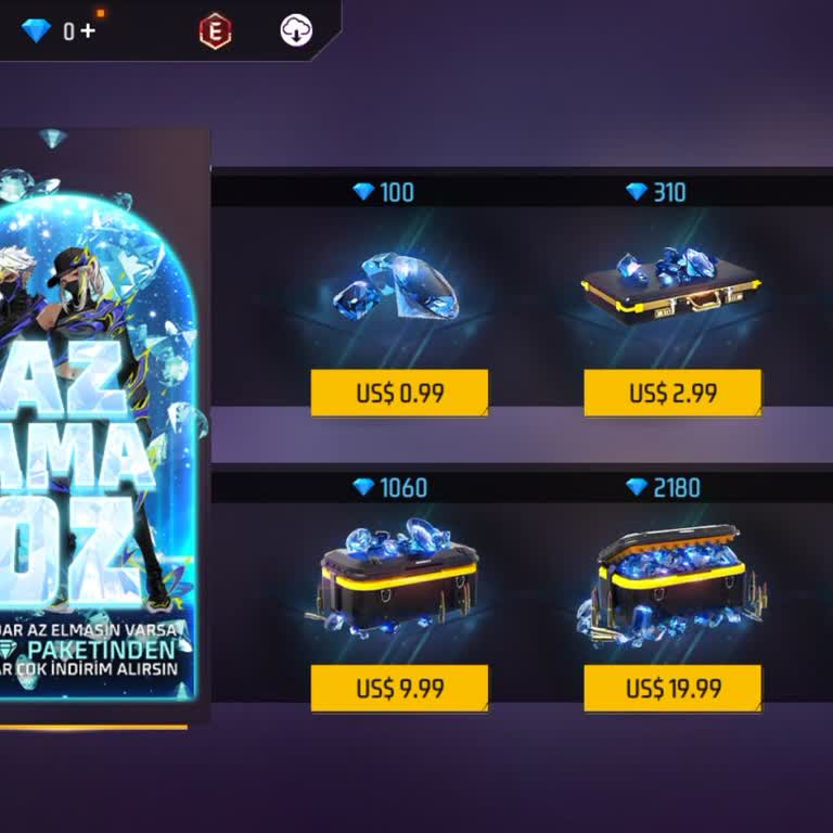 Garena Free Fire Elmas Ve Benzeri Bir Şey Satın Alamıyorum